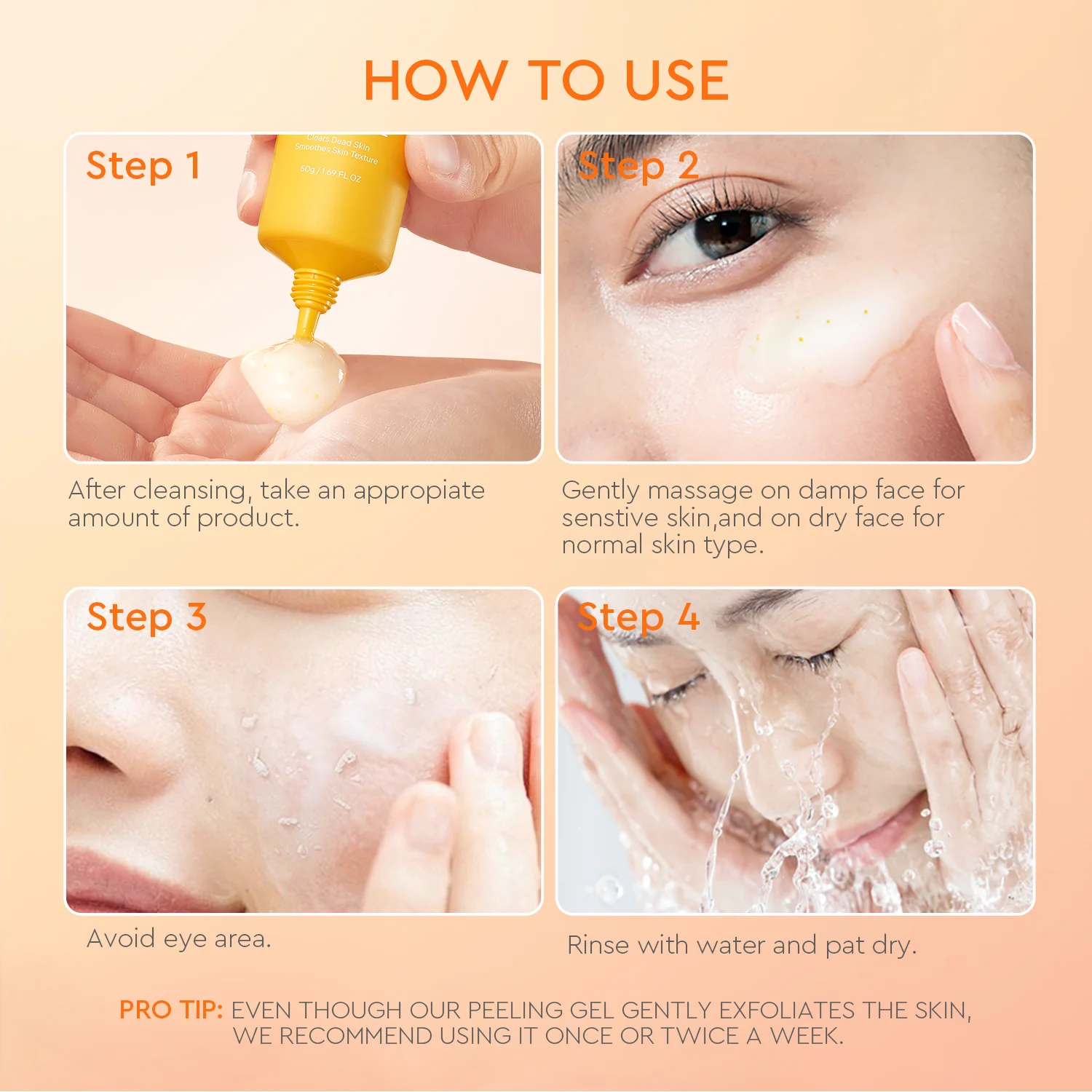 Apricot Glycolic Acid Exfo Smooth Peeling Gel - Image 7